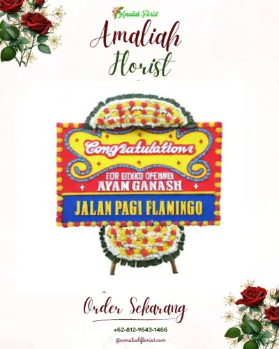Bunga Papan Congratulation di Tirto
